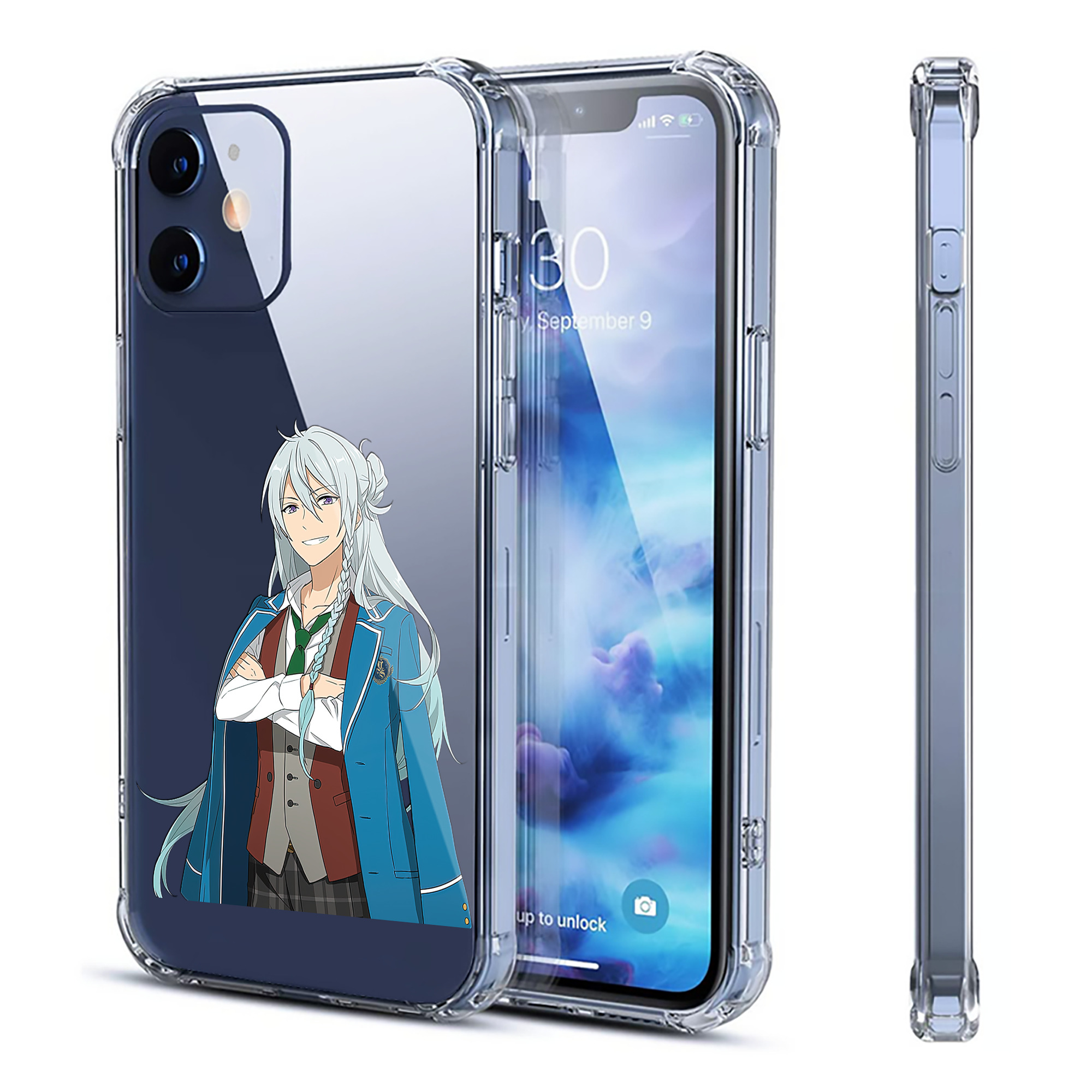 （画像用） あんさんぶるスターズ! Ensemble Stars 【iPhone 12シリーズ対応】透明スマホケース（クリアソフトケース）